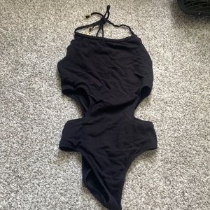 Jessica Simpson Swim Jessica Simpson Black Open Side Swimsuit -Small